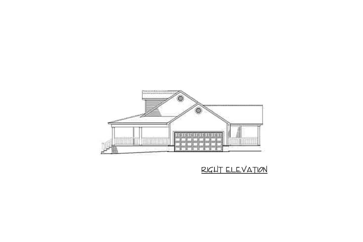 Plan 59298ND: Low-Country Home Plan - Image #4 - Country, Low Country, Southern