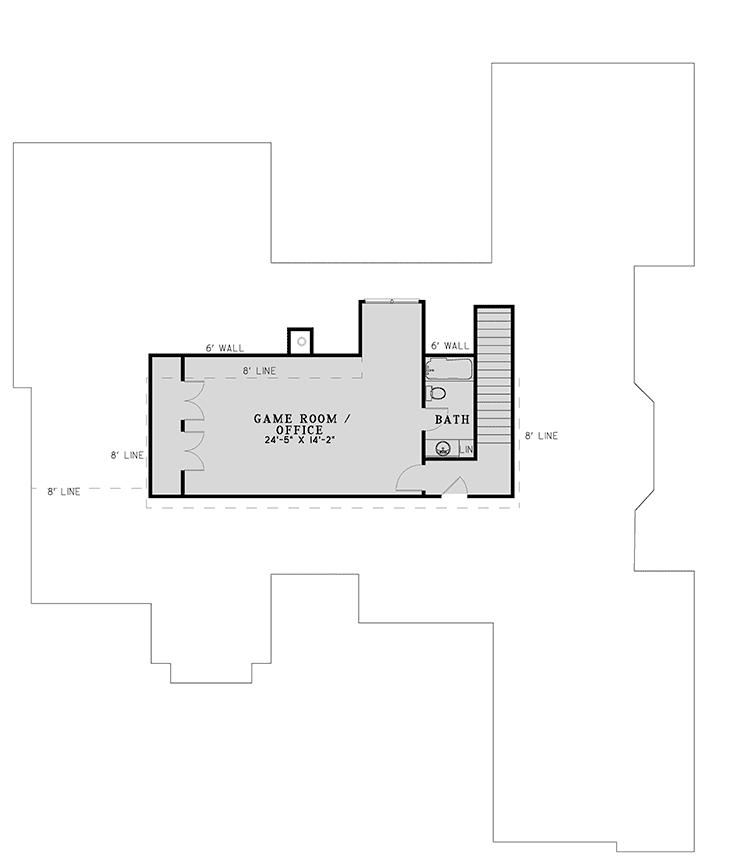 Plan 5930ND: French Traditional House Plan with Large Study/Sun Room - 3568 Sq Ft - Floor Plan - Bonus Room - Traditional
