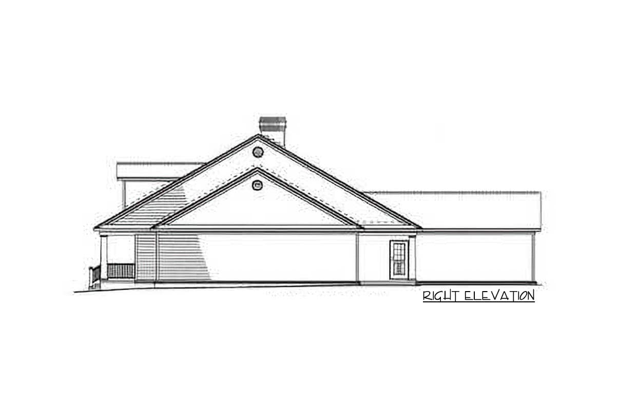 Plan 59300ND: Southern Traditional Home Plan - 2388 Sq Ft - Image #4 - Country, Southern