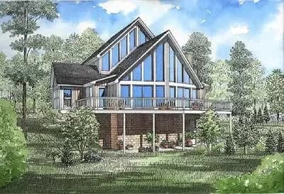 Year-Round Vacation Home Plan
