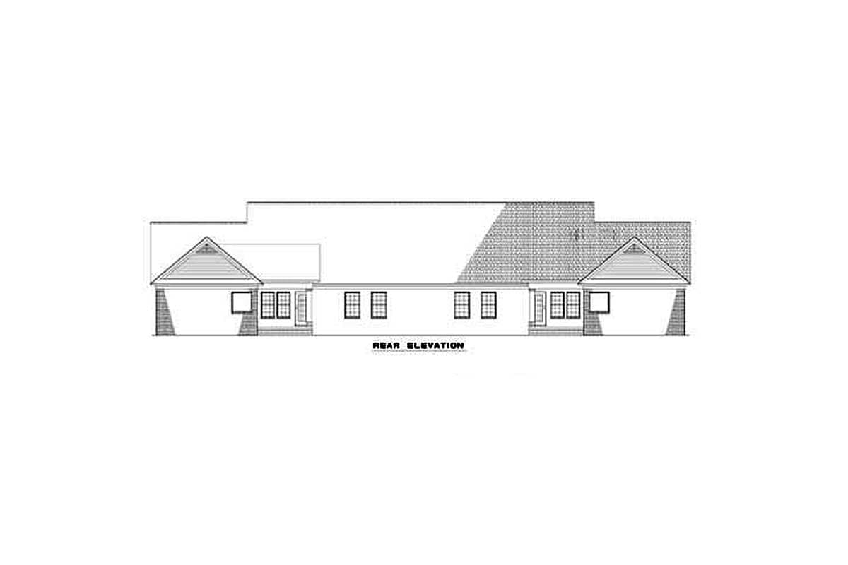 Plan 59311ND: 3-Bedroom Duplex House Plan with Formal Dining Room - 1721 Sq Ft Per Unit - Image #14 - Ranch, Traditional
