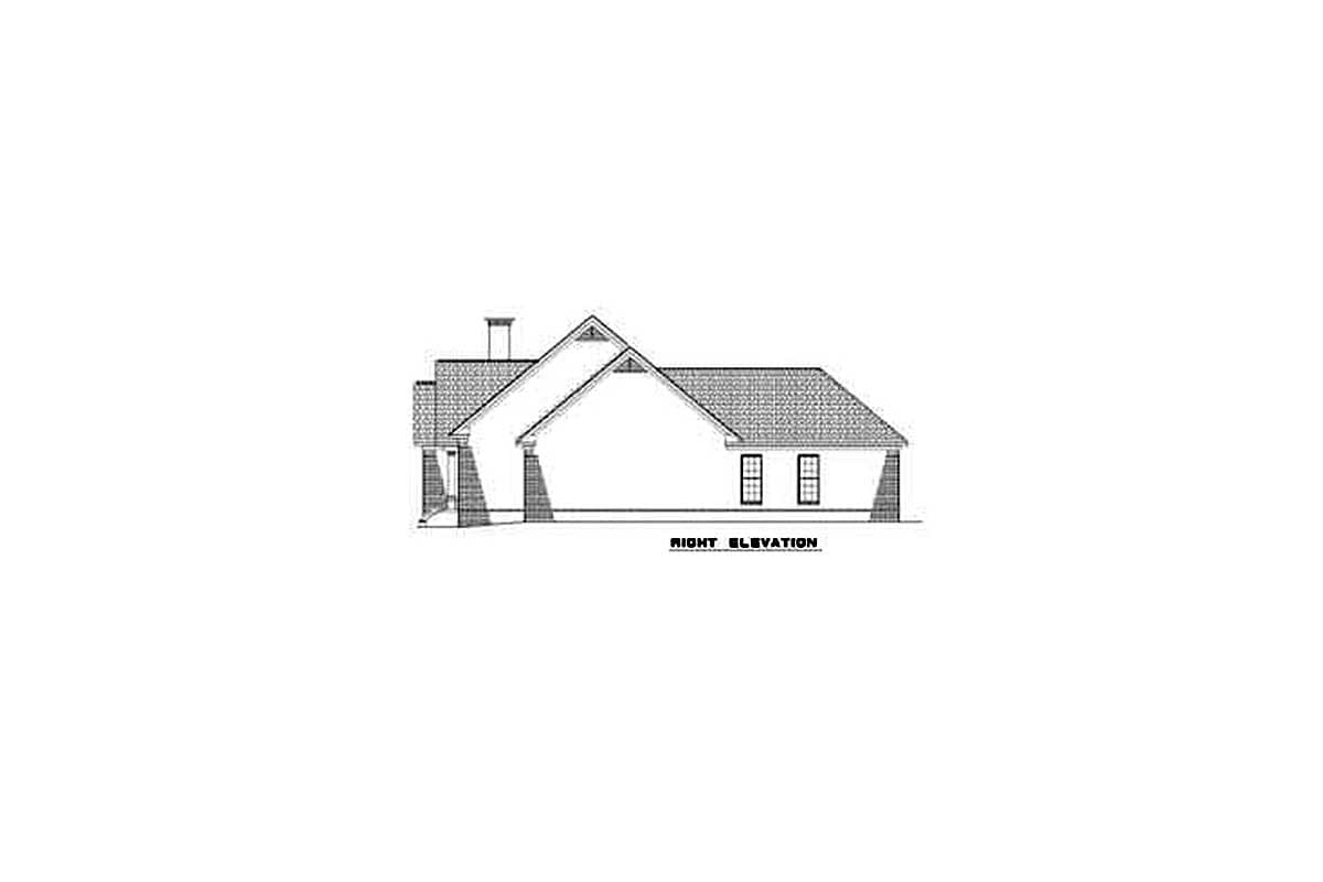 Plan 59311ND: 3-Bedroom Duplex House Plan with Formal Dining Room - 1721 Sq Ft Per Unit - Image #15 - Ranch, Traditional
