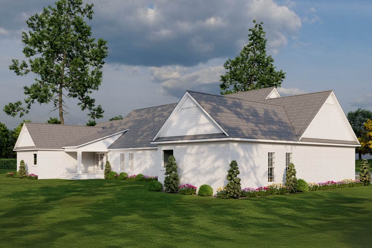 Plan 59311ND: 3-Bedroom Duplex House Plan with Formal Dining Room - 1721 Sq Ft Per Unit - Image #11 - Ranch, Traditional