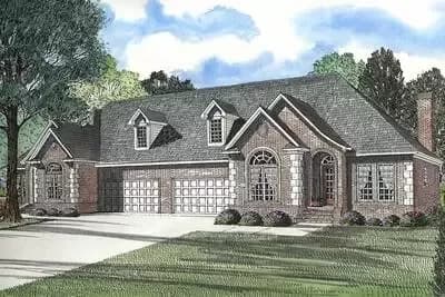 Elegant Duplex House Plan