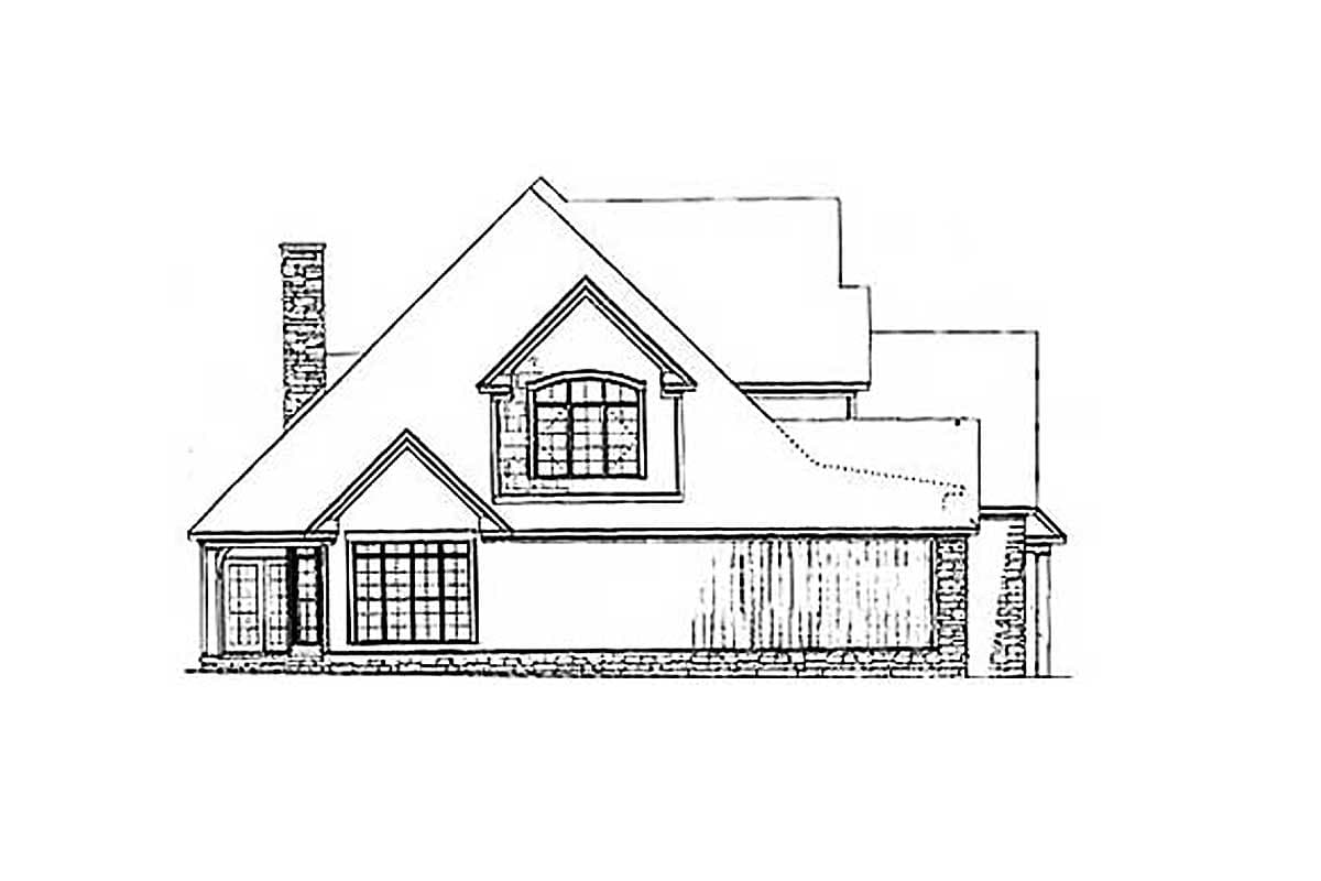 Plan 59347ND: 2 Story Craftsman Home Plan with Two Story Great Room and Bonus Room - 2755 Sq Ft - Image #9 - Craftsman, Northwest, Shingle