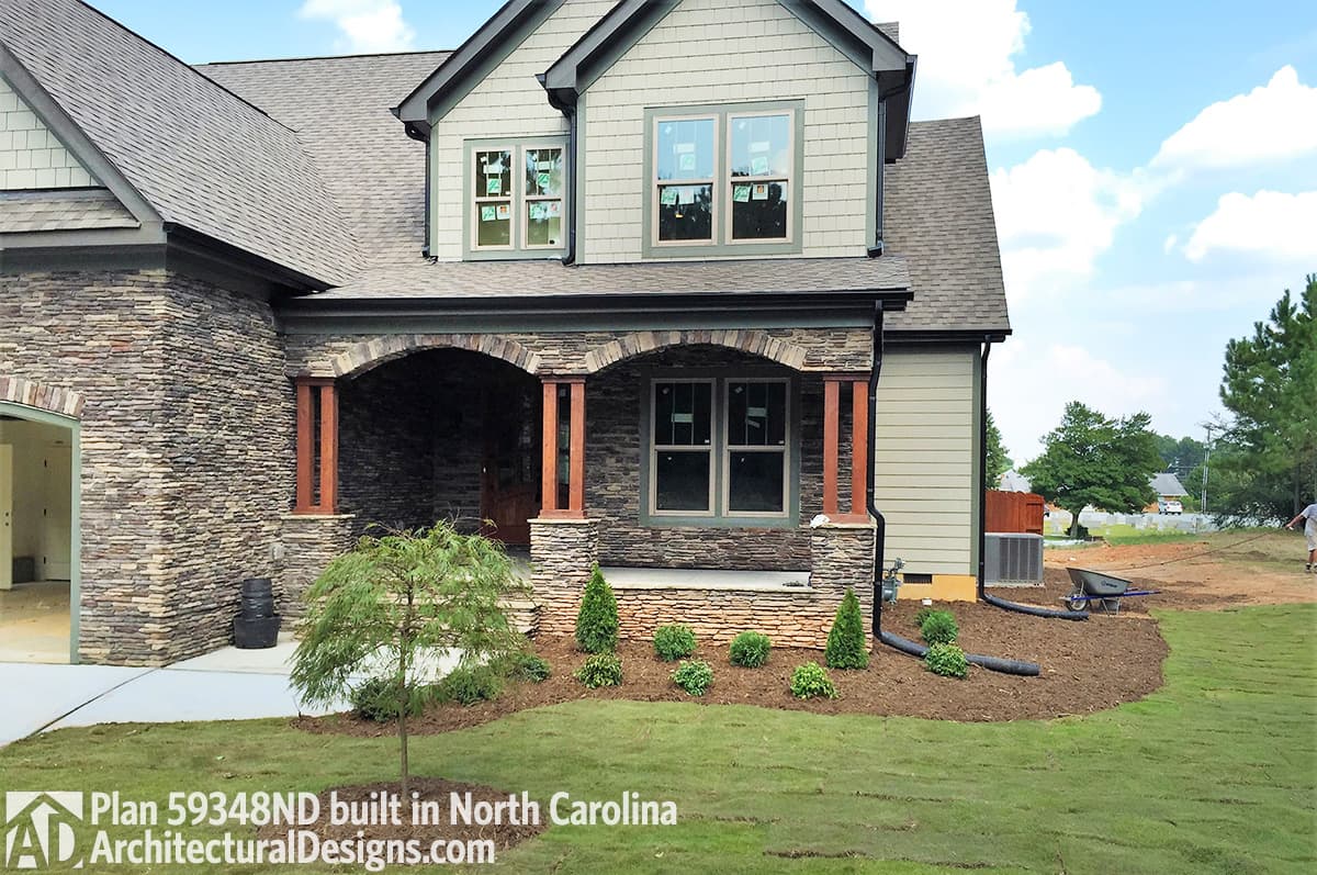 build gallery item - House Plan 59348ND comes to life in North Carolina