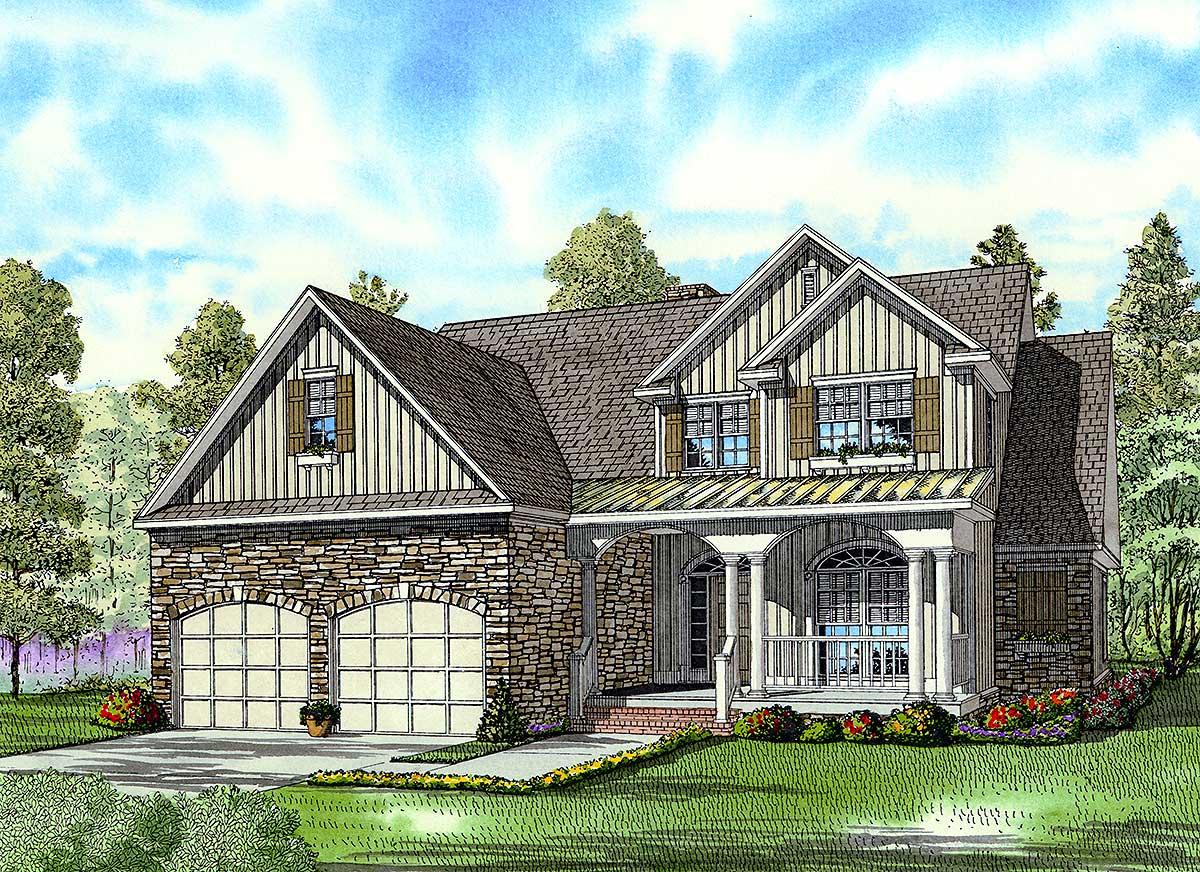 Plan 59348ND: 4-Bed Traditional Country House Plan Under 2500 Square Feet - Image #22 - Craftsman, New American, Northwest, Traditional