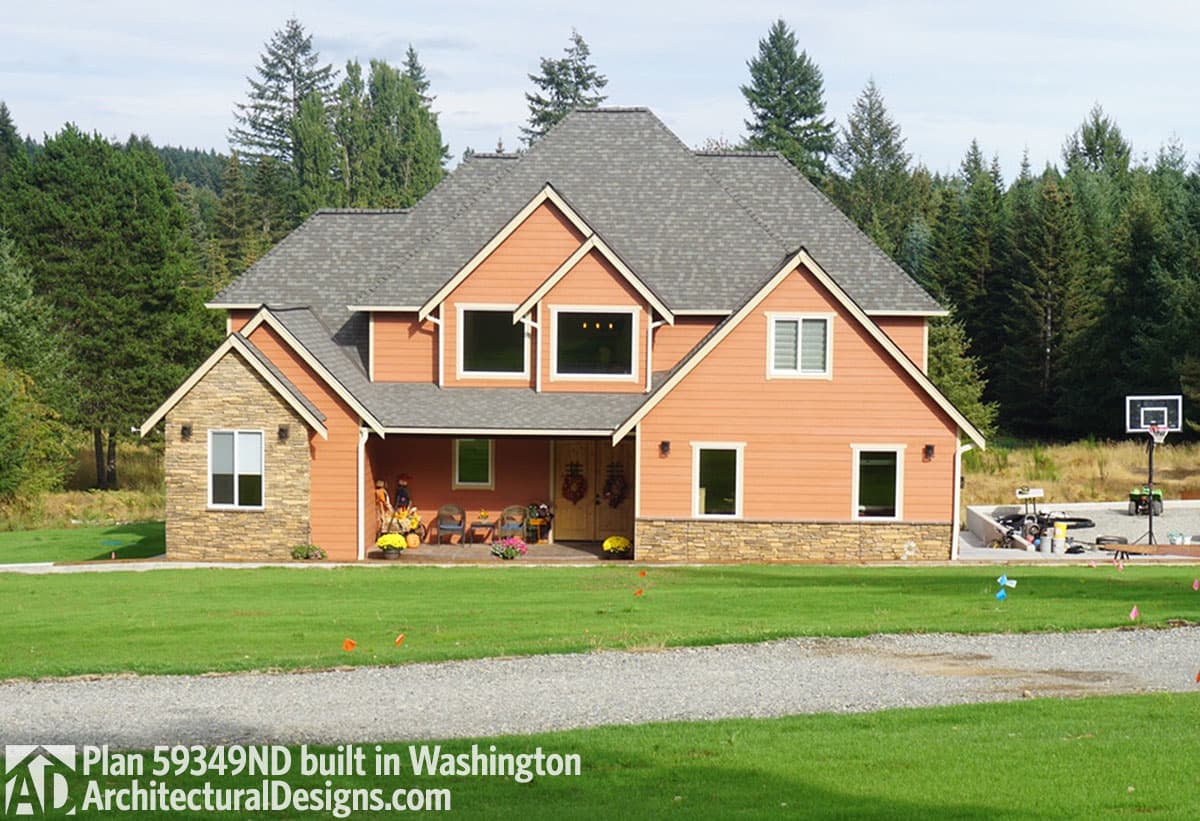 build gallery item - House Plan 59349ND comes to life in Washington