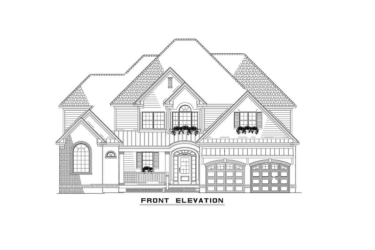 Plan 59349ND: Expansive Great Room Design - Image #38 - Southern, Traditional