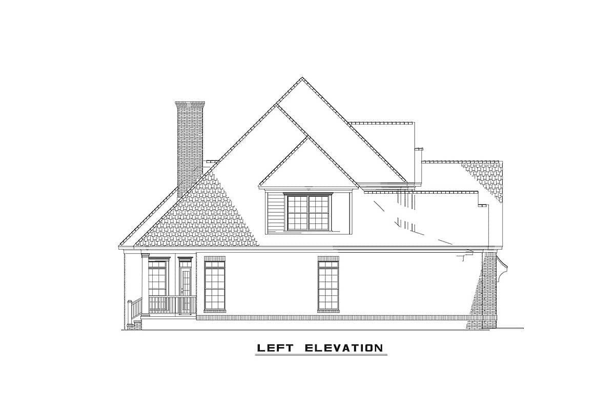 Plan 59349ND: Expansive Great Room Design - Image #39 - Southern, Traditional