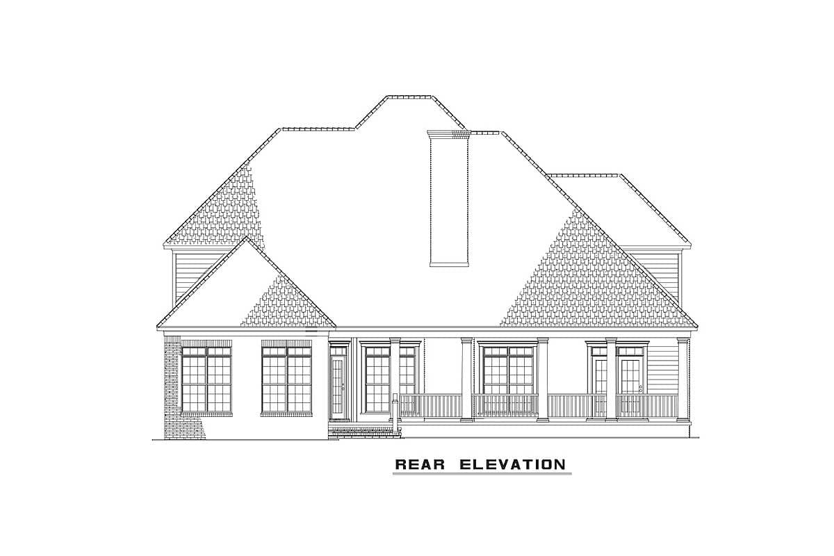 Plan 59349ND: Expansive Great Room Design - Image #40 - Southern, Traditional