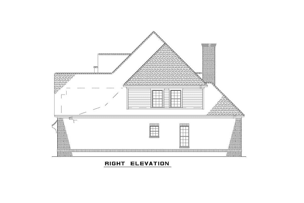 Plan 59349ND: Expansive Great Room Design - Image #41 - Southern, Traditional