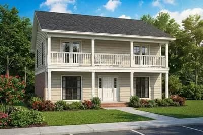 Duplex with Single-Family Appearance