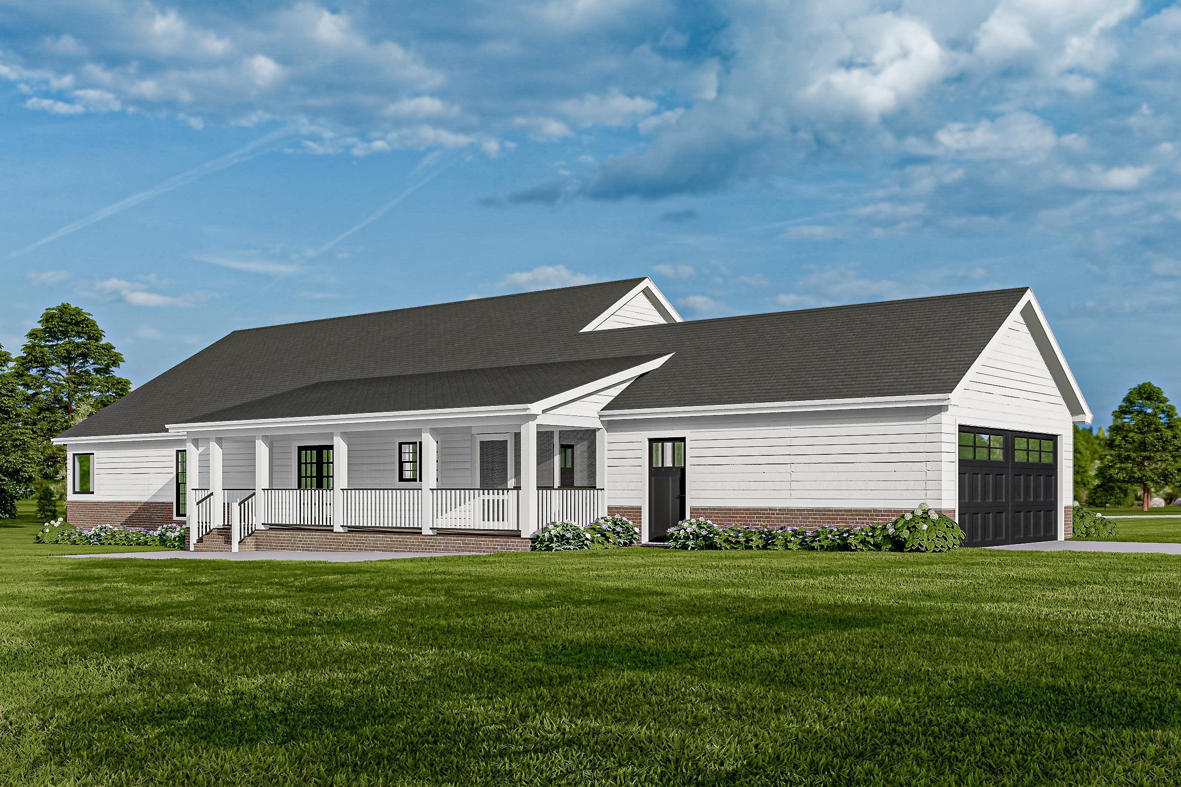 Plan 59376ND: Sprawling Country House Plan - 1800 Sq Ft - Image #5 - Country, Ranch