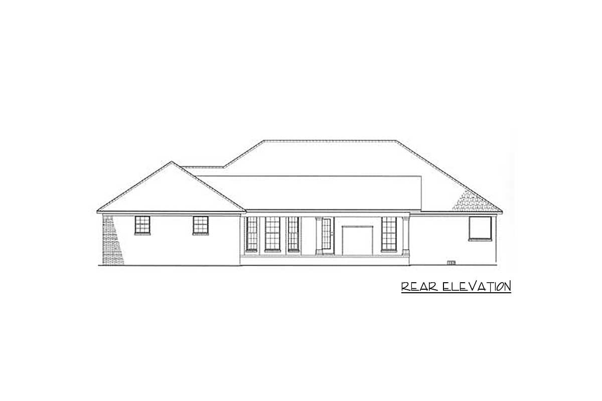 Plan 5940ND: Traditional One Story Home Design Under 2100 Sq Ft with Garage and Workshop - Image #16 - Ranch, Southern, Traditional
