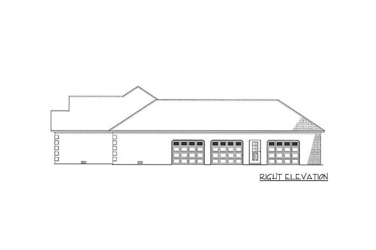 Plan 5940ND: Traditional One Story Home Design Under 2100 Sq Ft with Garage and Workshop - Image #18 - Ranch, Southern, Traditional