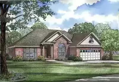 Traditional House Plan with Private Master Suite - 1739 Sq Ft