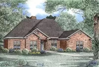 Attractive Corner Ranch House Plan