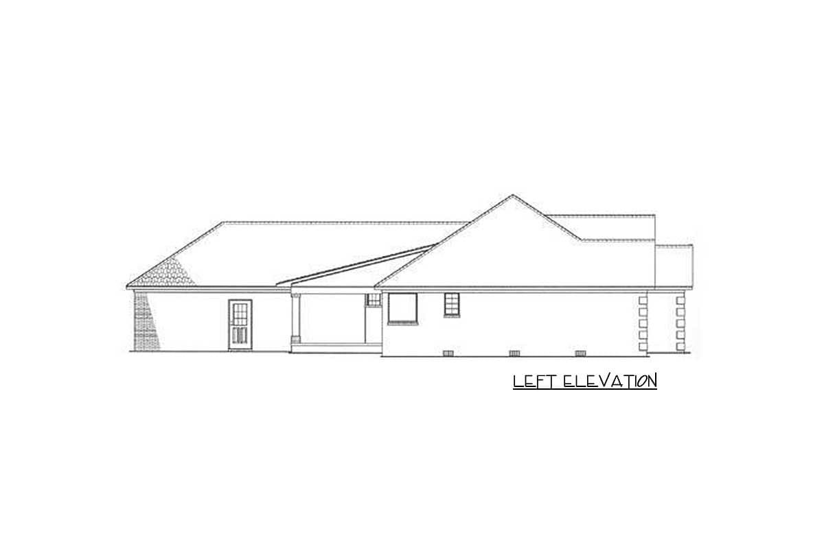 Plan 59431ND: 2096 Square Foot Brick Ranch with 3 Beds and Garage Workshop - Image #13 - Ranch, Traditional