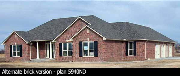 Plan 59432ND: Traditional 3-Bed Home Design with Garage and Workshop - 2096 Sq Ft - Image #7 - Country, Ranch, Traditional