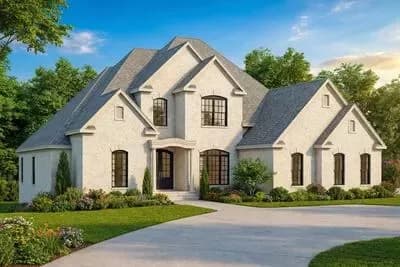 Elegant Two Story House Plan