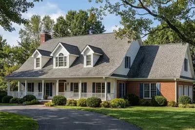 Charming 4-Bed Farmhouse House Plan with Master on Main and Two-Story Great Room