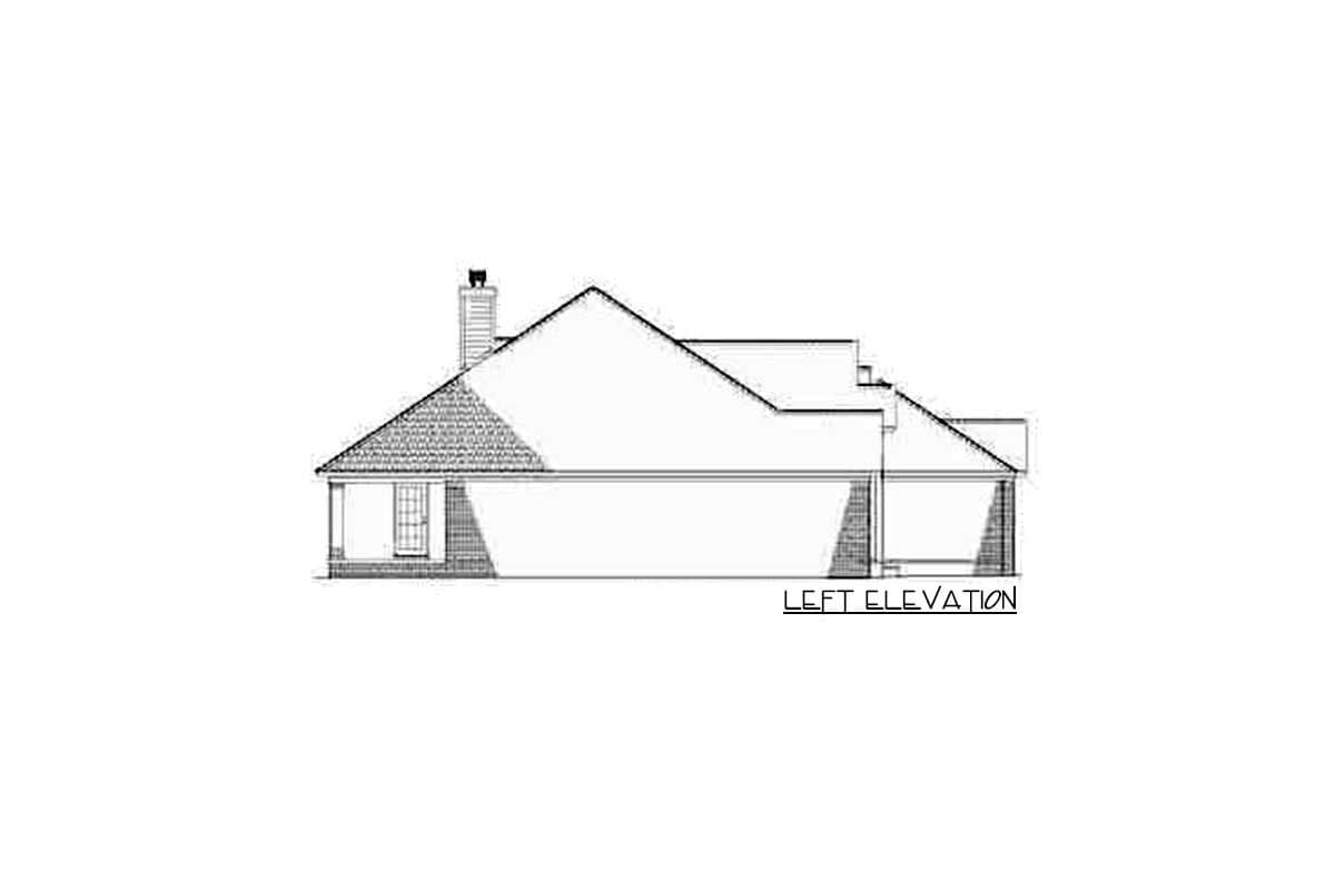 Plan 59480ND: One-Story House Plan with Beautiful Arched Entry - 2554 Sq Ft - Image #6 - Traditional