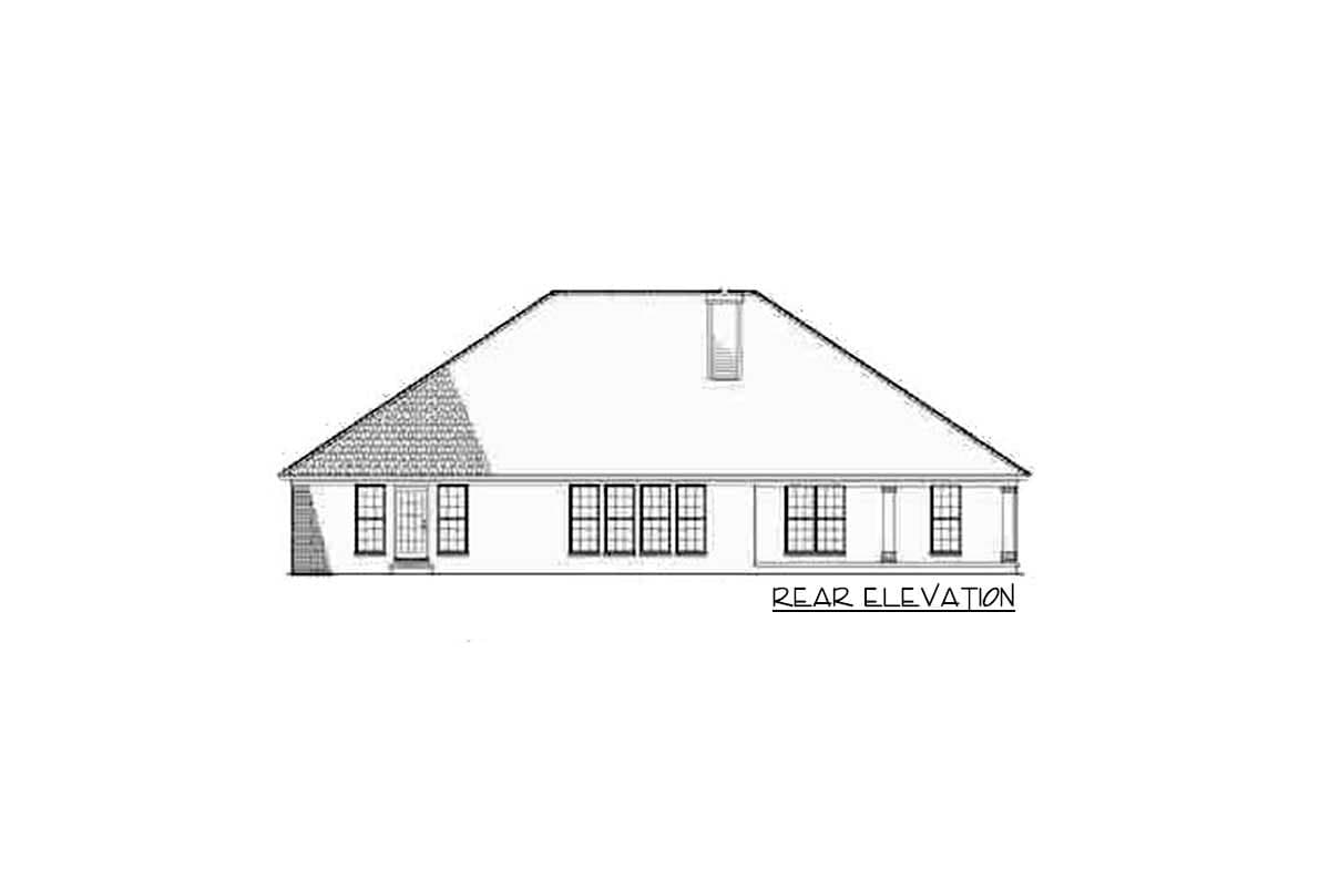 Plan 59480ND: One-Story House Plan with Beautiful Arched Entry - 2554 Sq Ft - Image #5 - Traditional