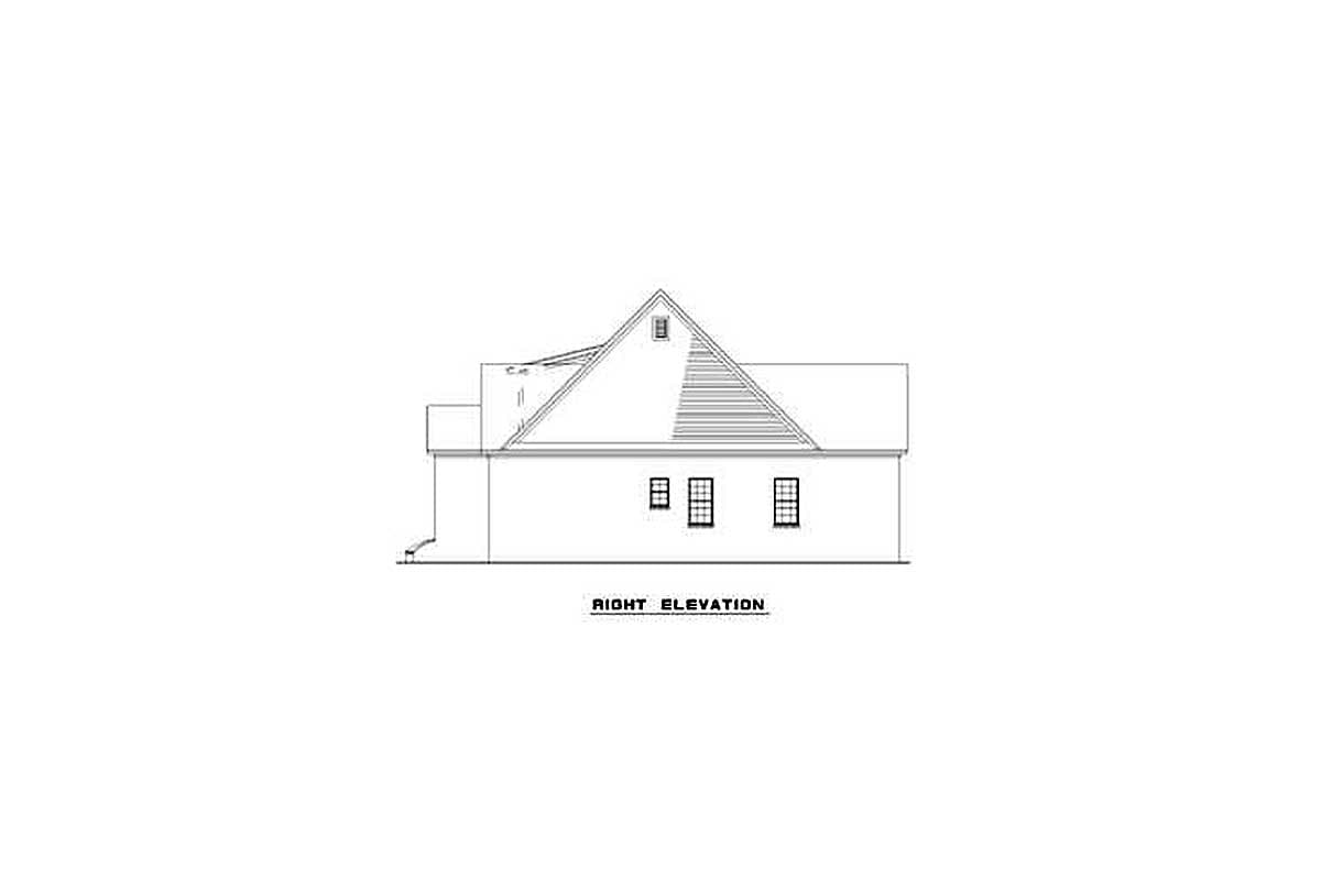Plan 59491ND: Traditional Duplex Home Plan with Bonus Room - Image #14 - Traditional