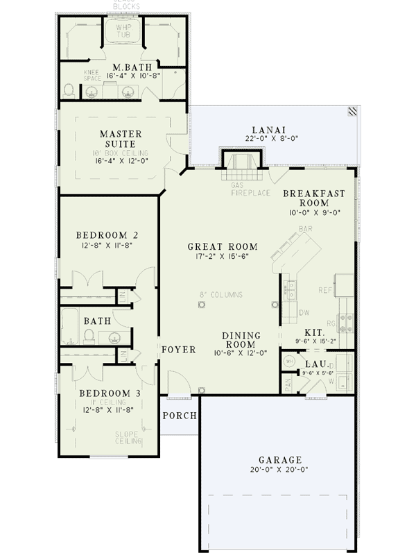 Plan 5951ND: Open Plan Entertains - Floor Plan - Main Level - Traditional