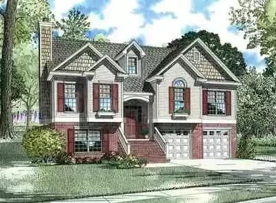 Open Floor Plan Three Bedroom Design