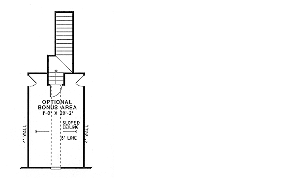 Plan 59530ND: 3 Bed House Plan with Classic 4-Columned Porch - Floor Plan - Bonus - Southern