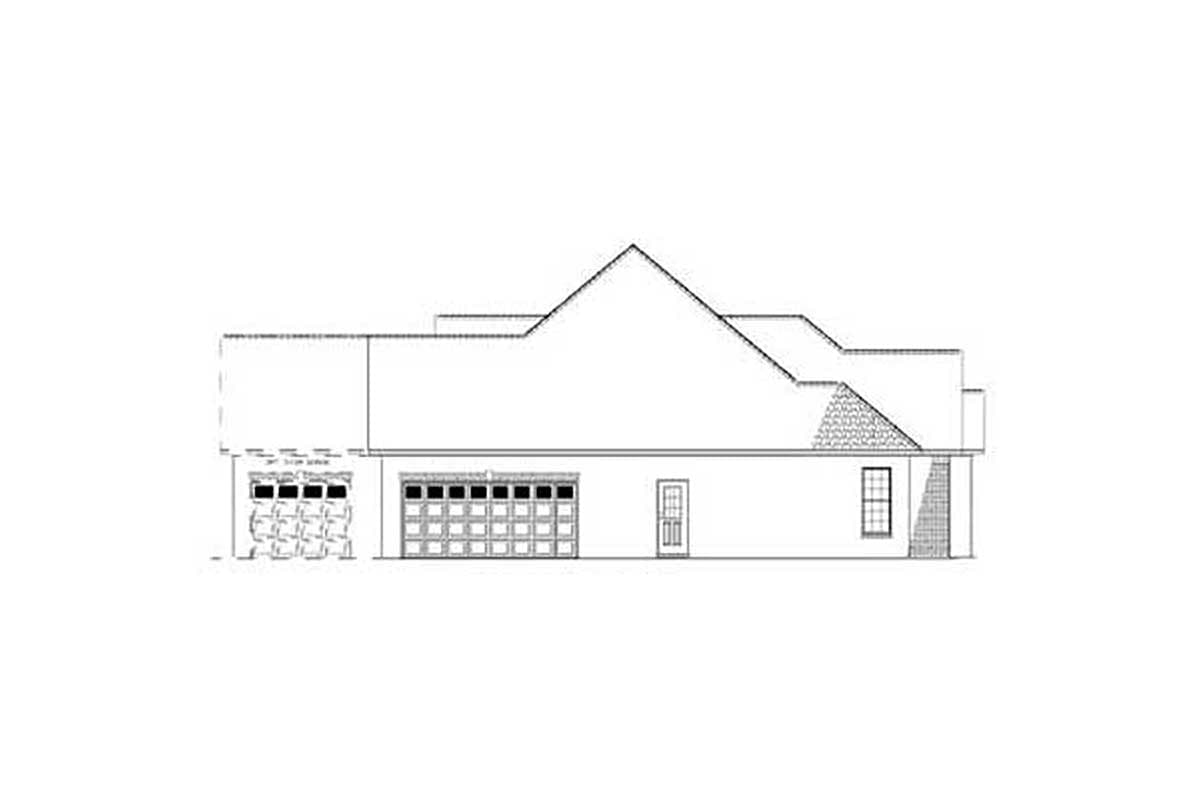 Plan 59534ND: One-Story House Plan with Wide Open Floor Plan - 2394 Sq Ft - Image #5 - Southern, Traditional
