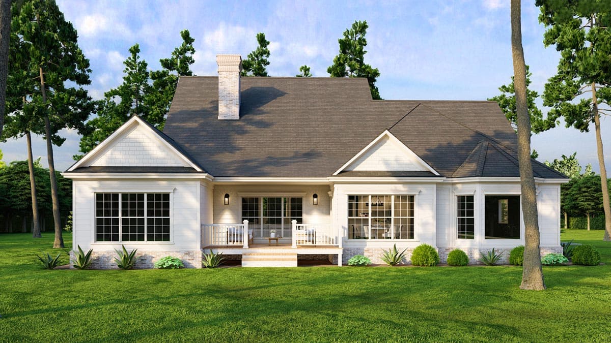 Plan 59542ND: 2499 Square Foot Southern Country House Plan with Bonus Expansion - Image #5 - Country, Southern, Southern Traditional