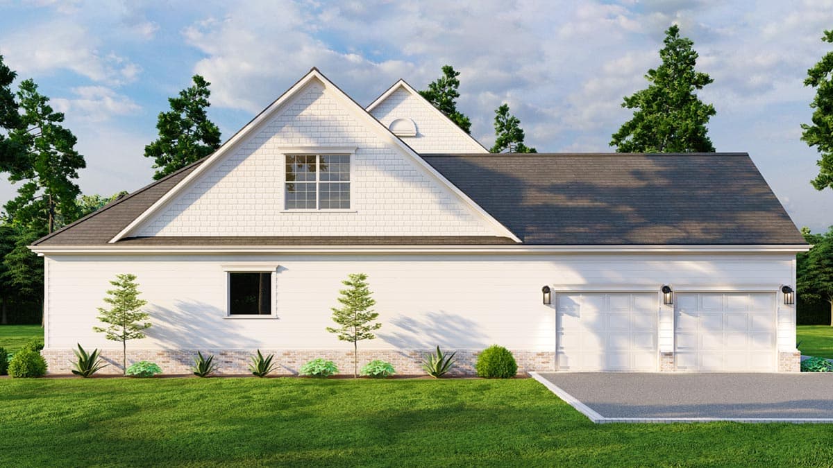 Plan 59542ND: 2499 Square Foot Southern Country House Plan with Bonus Expansion - Image #7 - Country, Southern, Southern Traditional