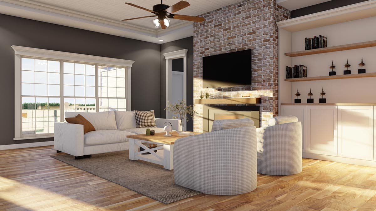 Plan 59542ND: 2499 Square Foot Southern Country House Plan with Bonus Expansion - Image #10 - Country, Southern, Southern Traditional