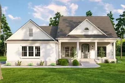 2499 Square Foot Southern Country House Plan with Bonus Expansion