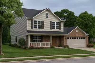 Charming Traditional House Plan with Open Concept Living and Upstairs Master