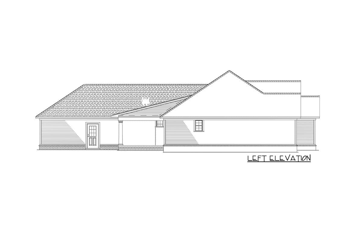 Plan 59564ND: One-Story House Plan Under 2100 Square Feet with 3 Beds and a Garage Workshop - Image #7 - Ranch, Traditional