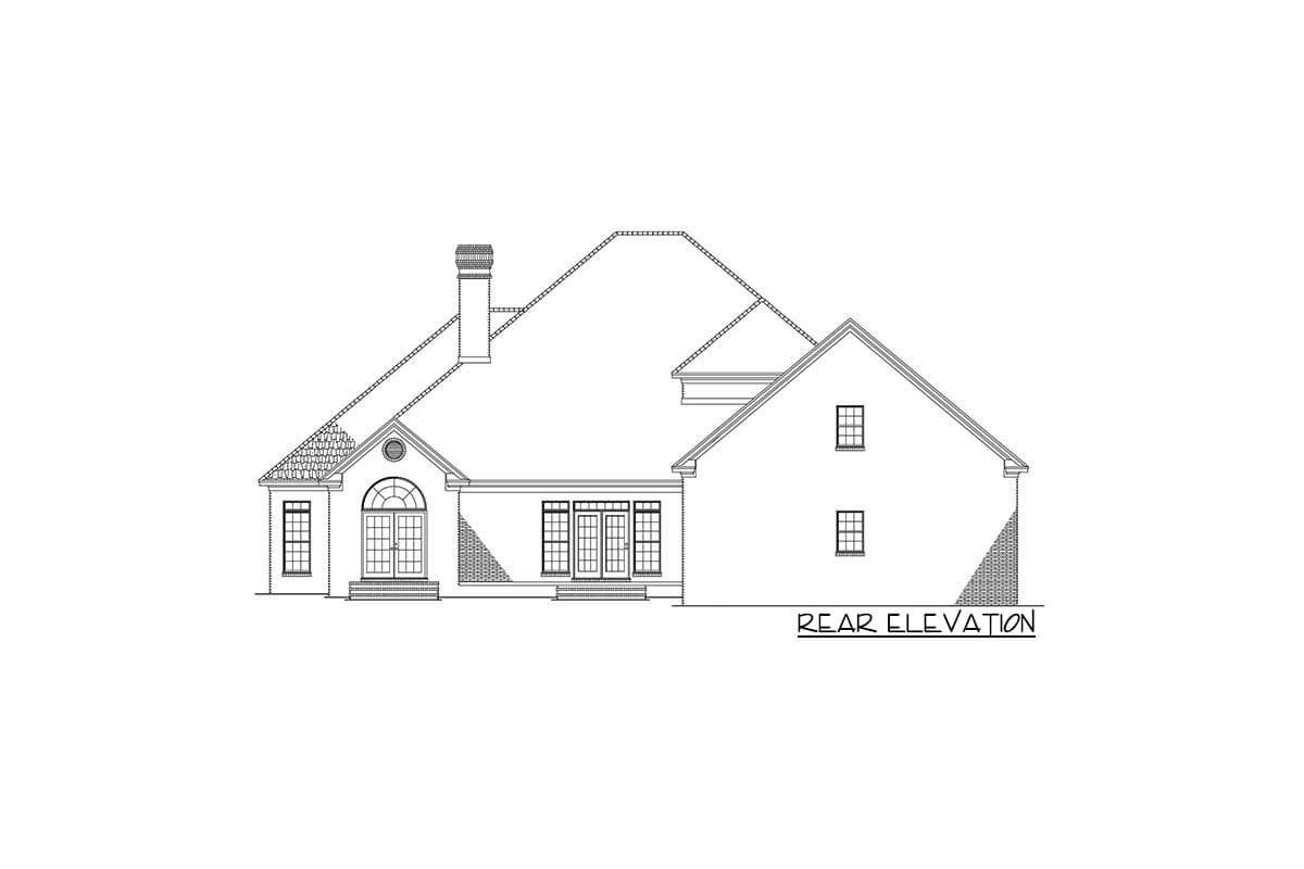 Plan 59596ND: Great Arched Entryway - Image #5 - Traditional