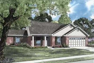 4-bed House Plan with Quaint Front Porch