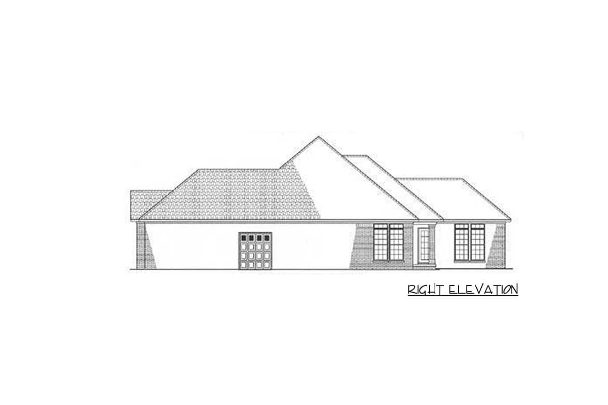 Plan 5962ND: Compact Cozy House Plan with 3 Bedrooms - 1379 Sq Ft - Image #6 - Traditional