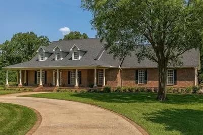 Country Southern House Plan with Wraparound Porch and Outdoor Kitchen