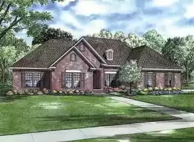 One-Story House Plan with Two or Three Car Garage Options - 2134 Sq Ft