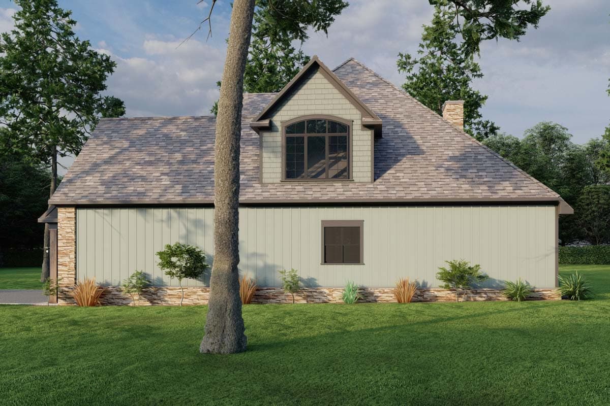 Plan 59657ND: Unique Inviting House Plan - Image #7 - Craftsman, European, Traditional