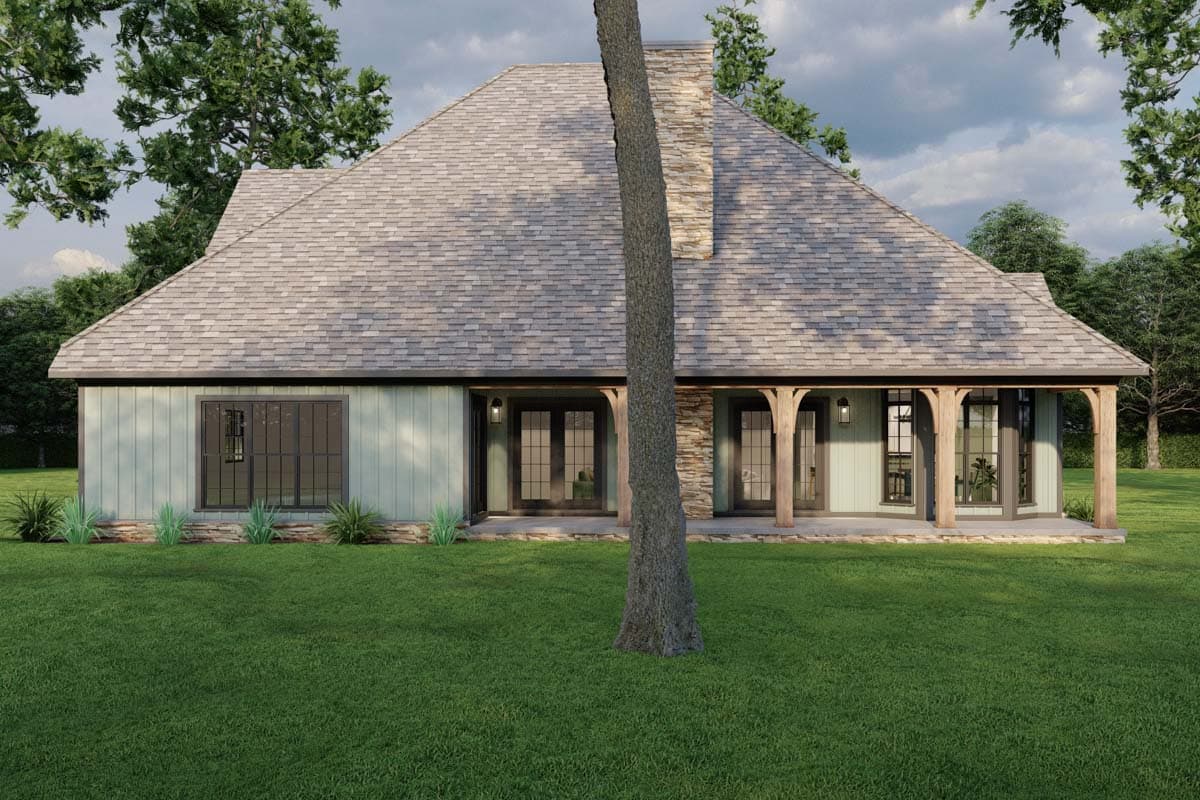 Plan 59657ND: Unique Inviting House Plan - Image #9 - Craftsman, European, Traditional