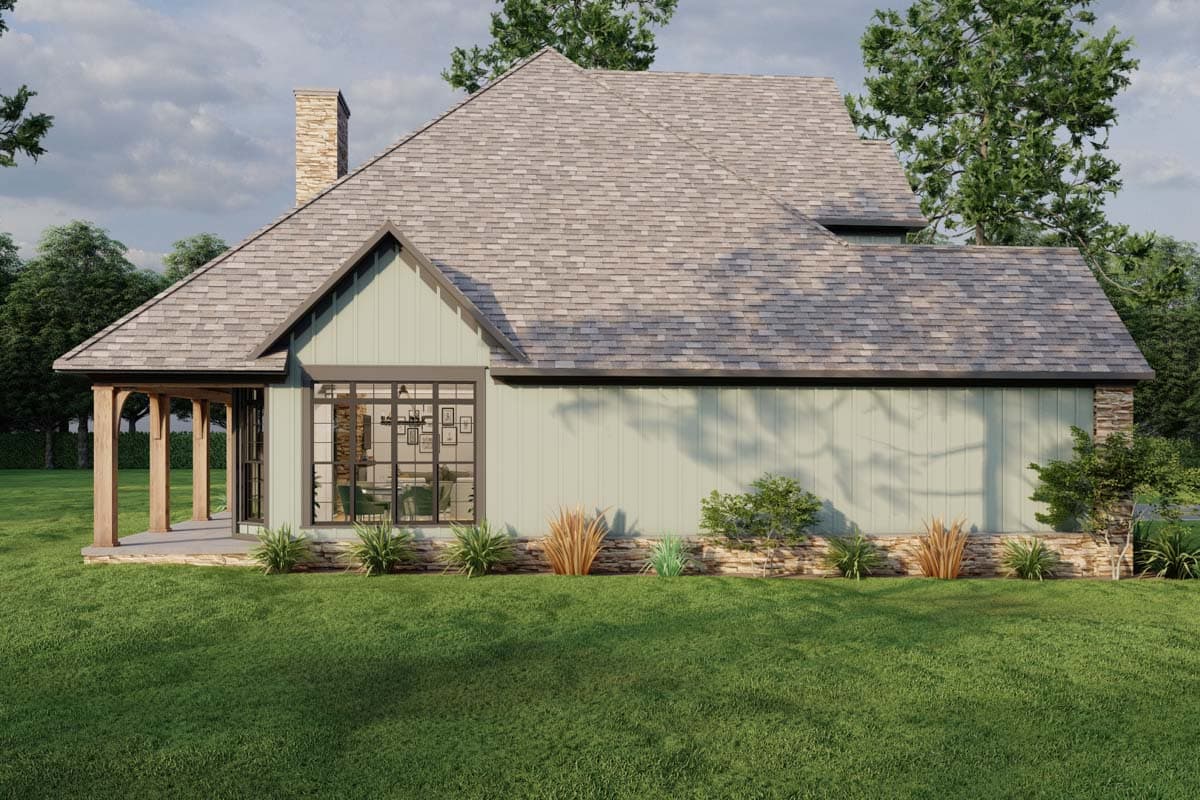 Plan 59657ND: Unique Inviting House Plan - Image #11 - Craftsman, European, Traditional