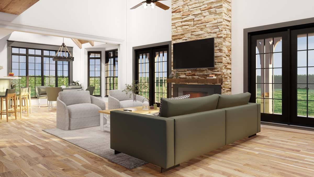 Plan 59657ND: Unique Inviting House Plan - Image #15 - Craftsman, European, Traditional