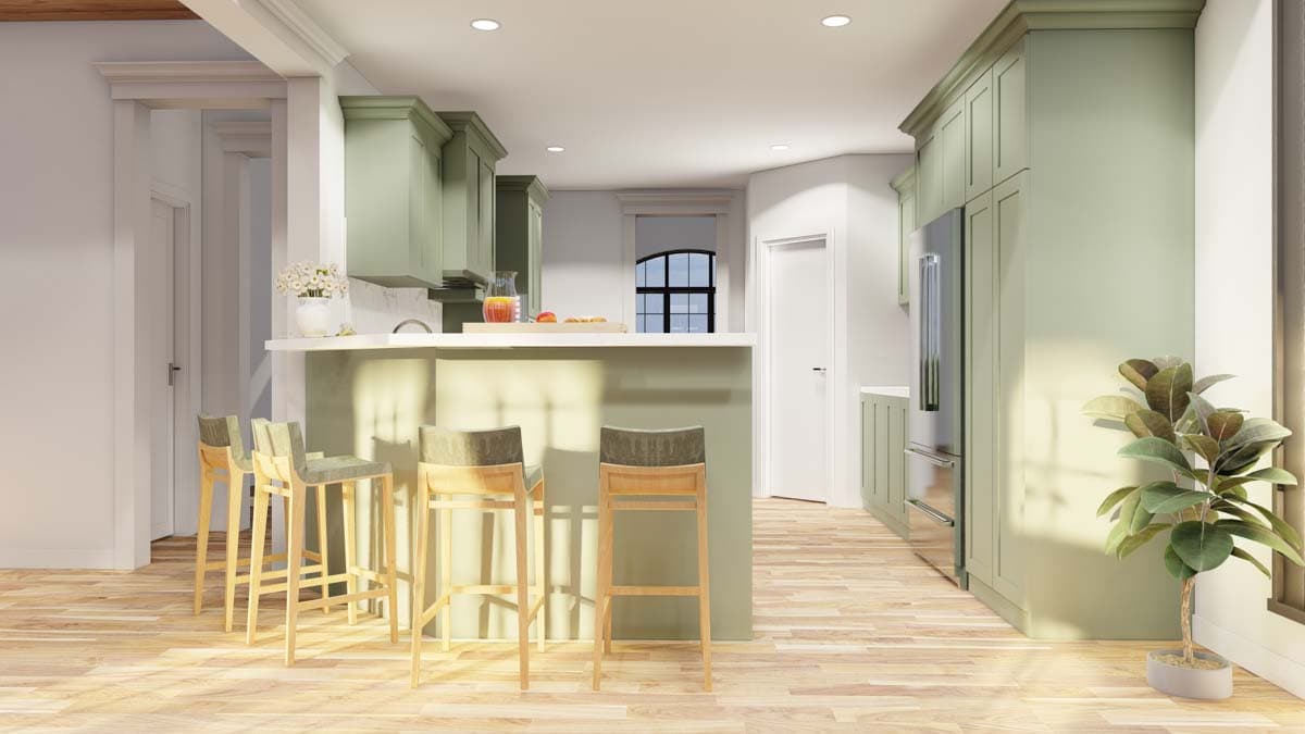 Plan 59657ND: Unique Inviting House Plan - Image #18 - Craftsman, European, Traditional