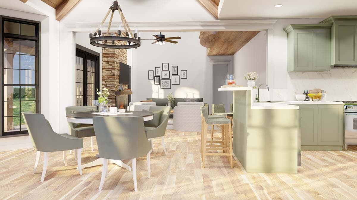 Plan 59657ND: Unique Inviting House Plan - Image #21 - Craftsman, European, Traditional